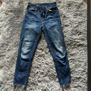 Ralph Lauren skinny jeans (distressed bottom)